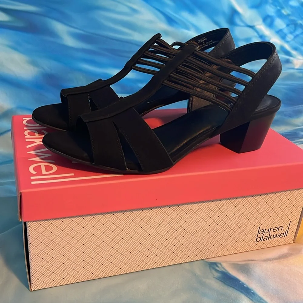 Lauren Blackwell Black Women's Sandals